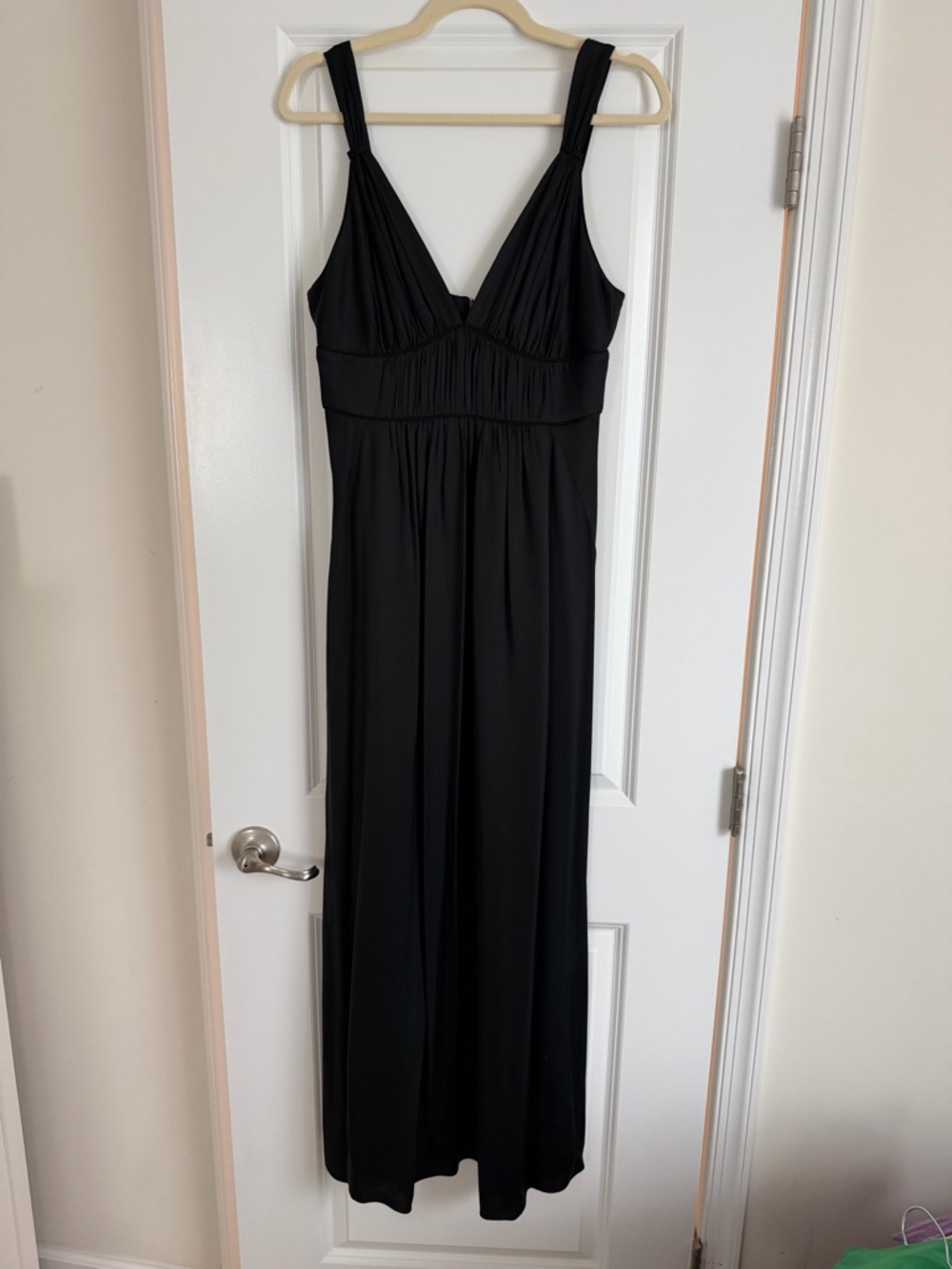 Banana Republic Black V-Neck Maxi Dress